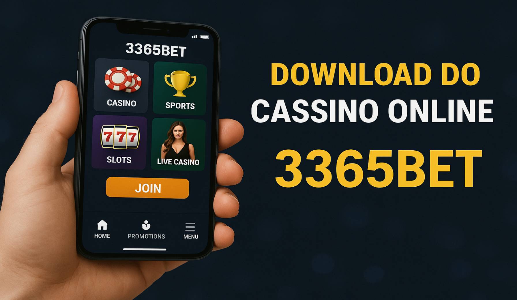 Baixar o 3365BET Cassino App