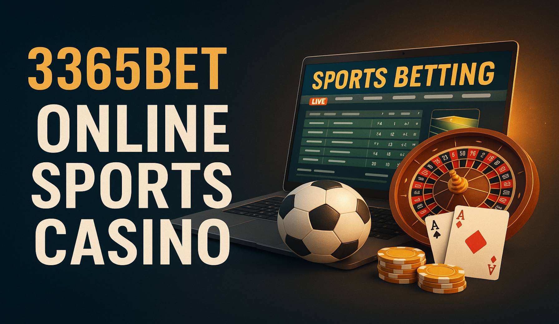 Apostas esportivas no cassino online 3365BET